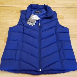 NWT Lands End Woman's Down Puffer Vest Large